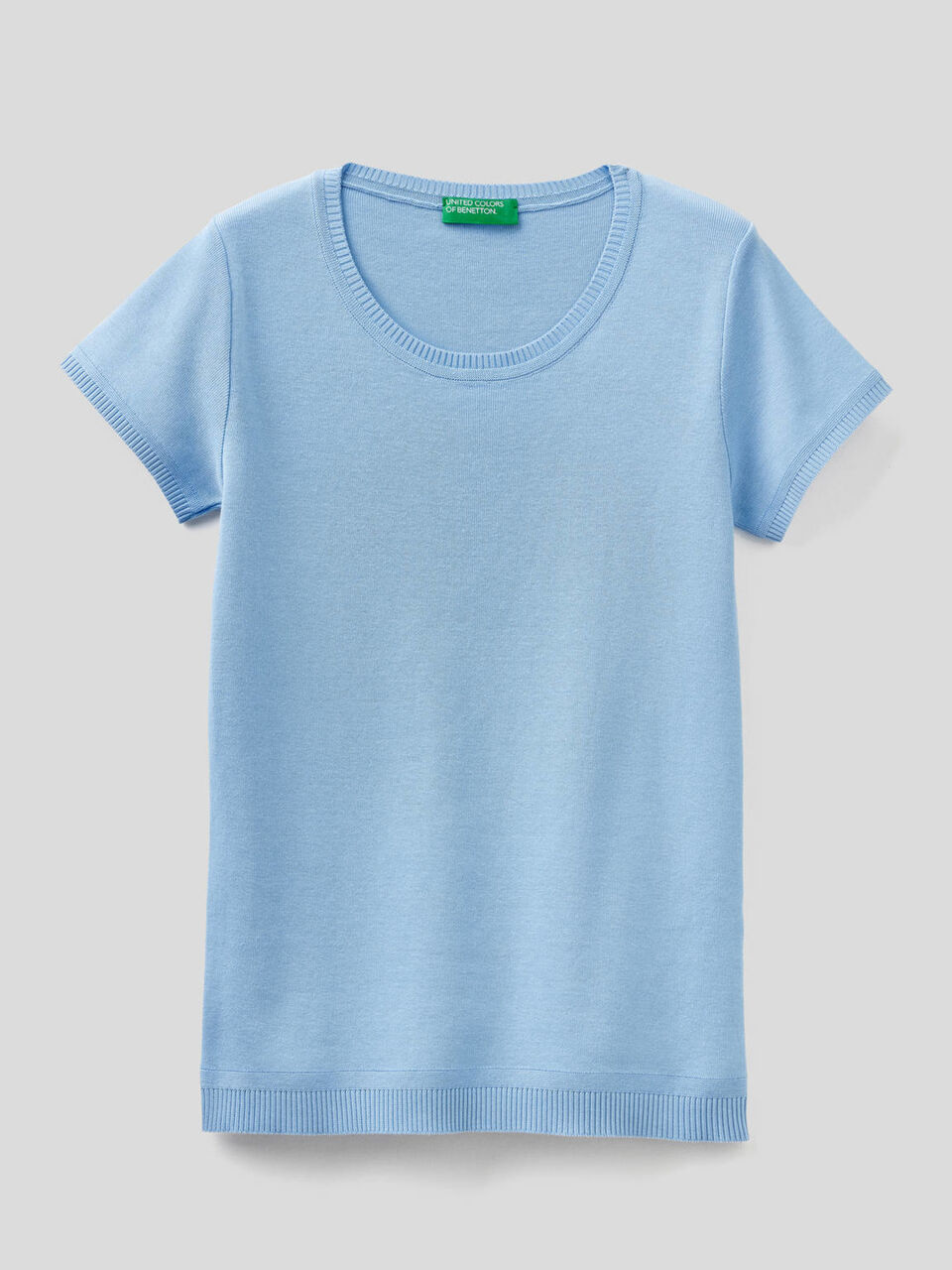 Maglia a manica corta in 100% cotone image number 1