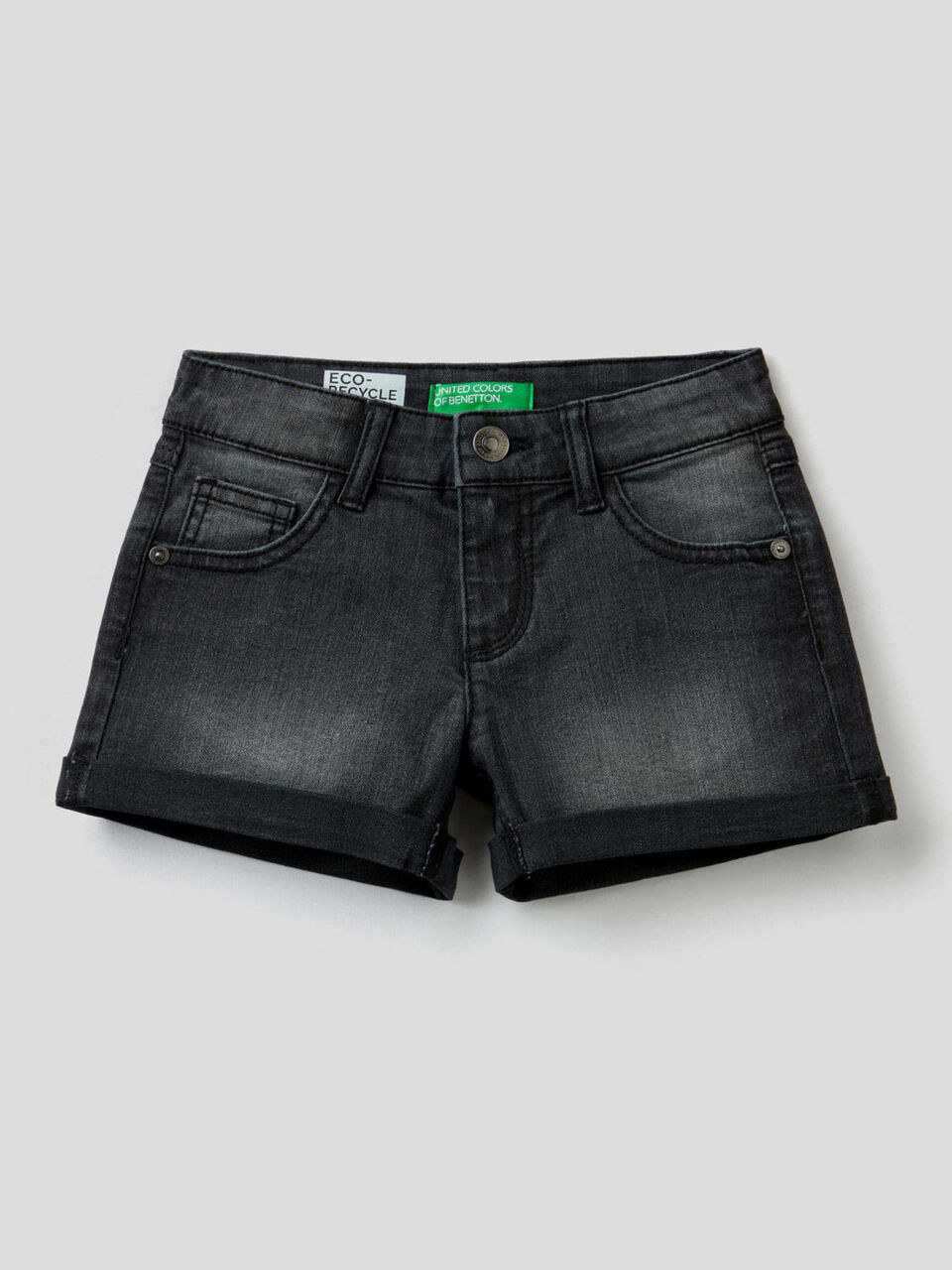 Shorts in cotone elasticizzato image number 1