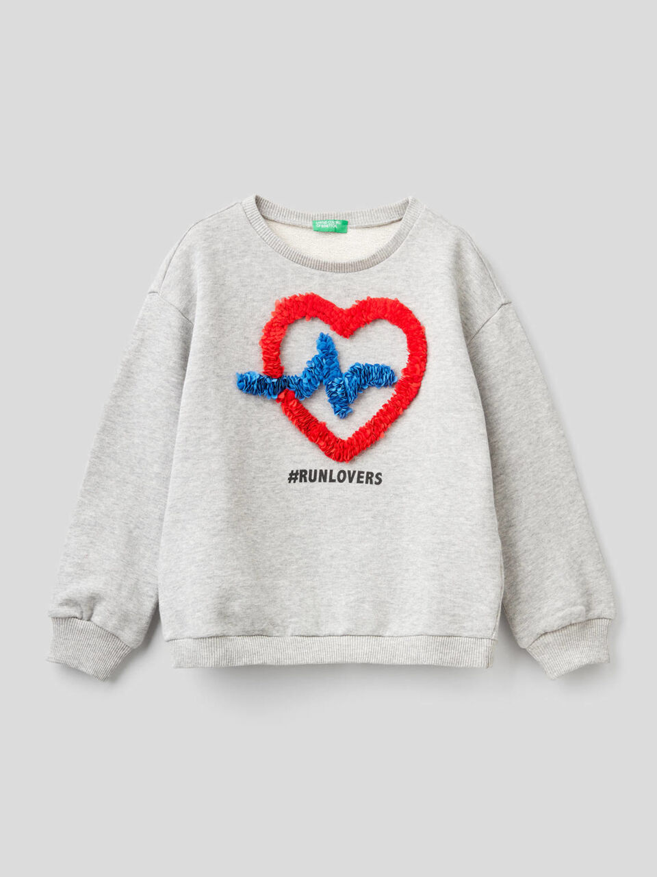 Sweatshirt aus 100% Baumwolle mit Applikation image number 1