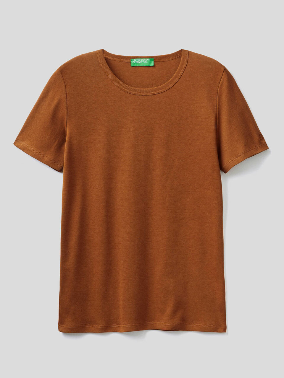 T-shirt in cotone a fibra lunga image number 1