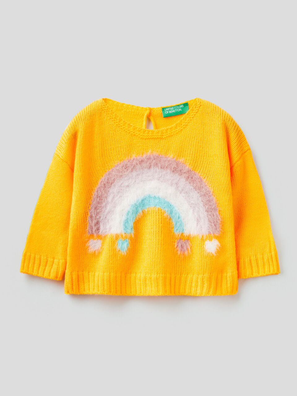 Sweater with graphic inlay image number 1