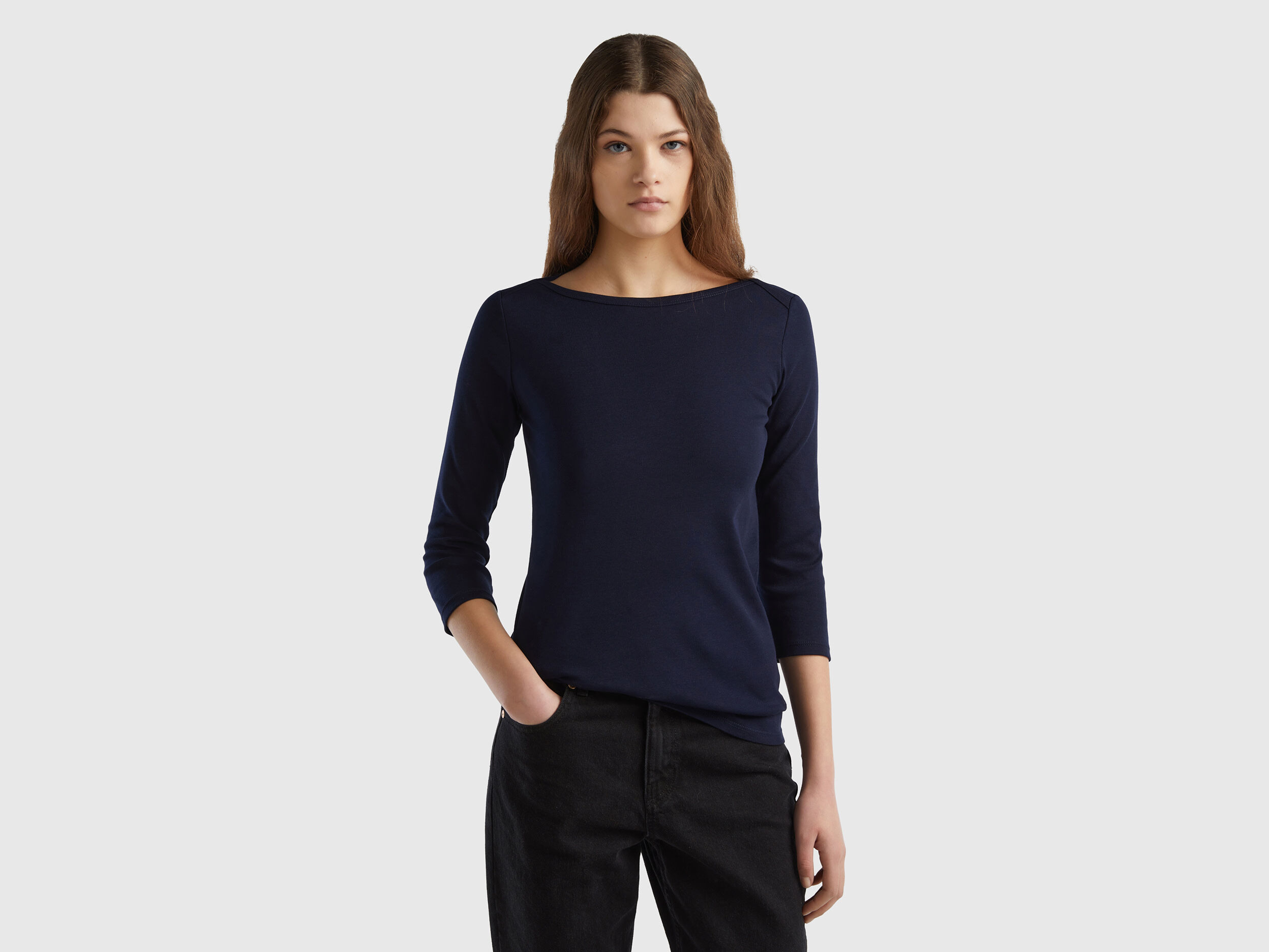 Tee shirt store encolure bateau