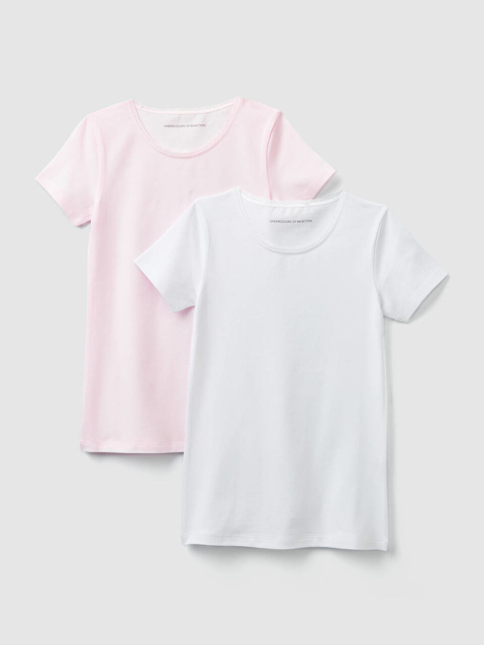Two t-shirts in stretch cotton image number 1