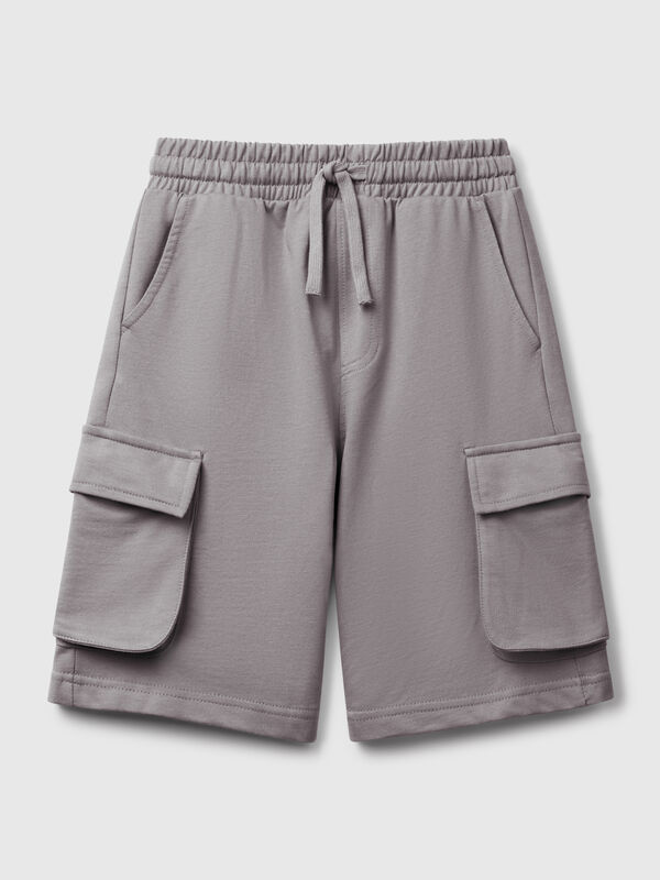 Shorts cargo in felpa leggera Bambino