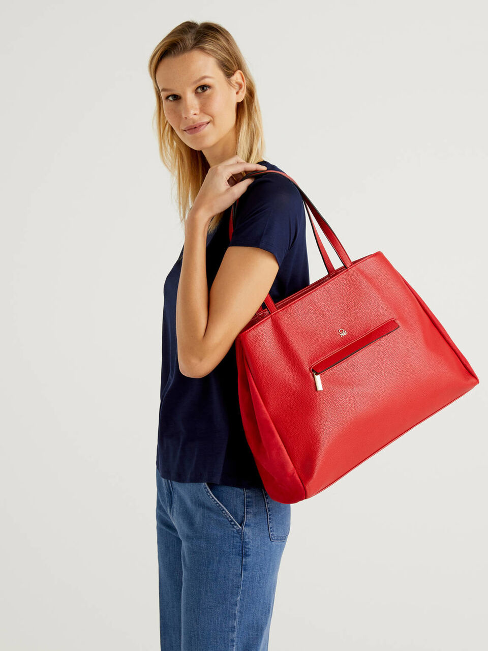 Shopping bag with two compartments image number 2