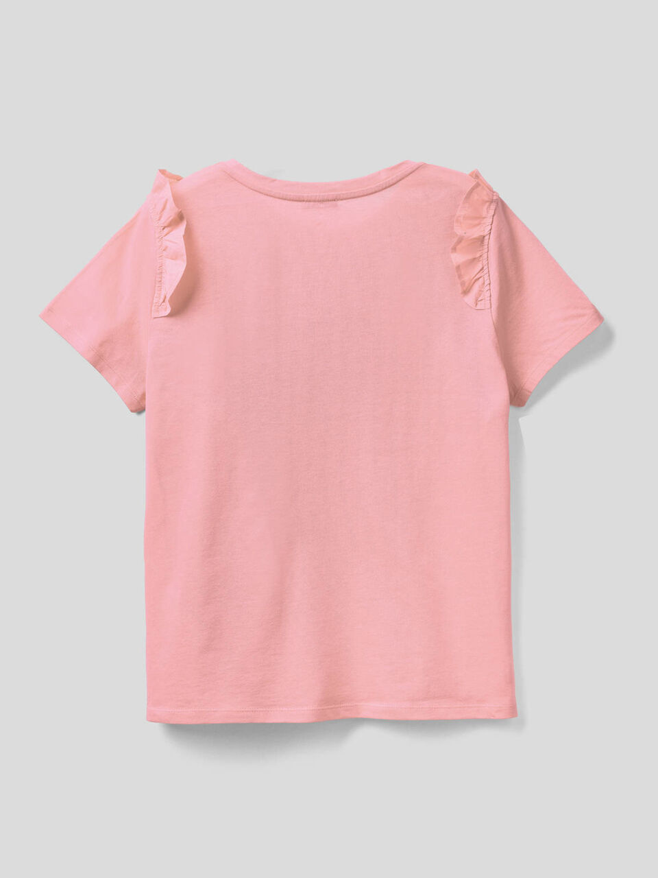 T-shirt 100% cotone con rouches image number 2