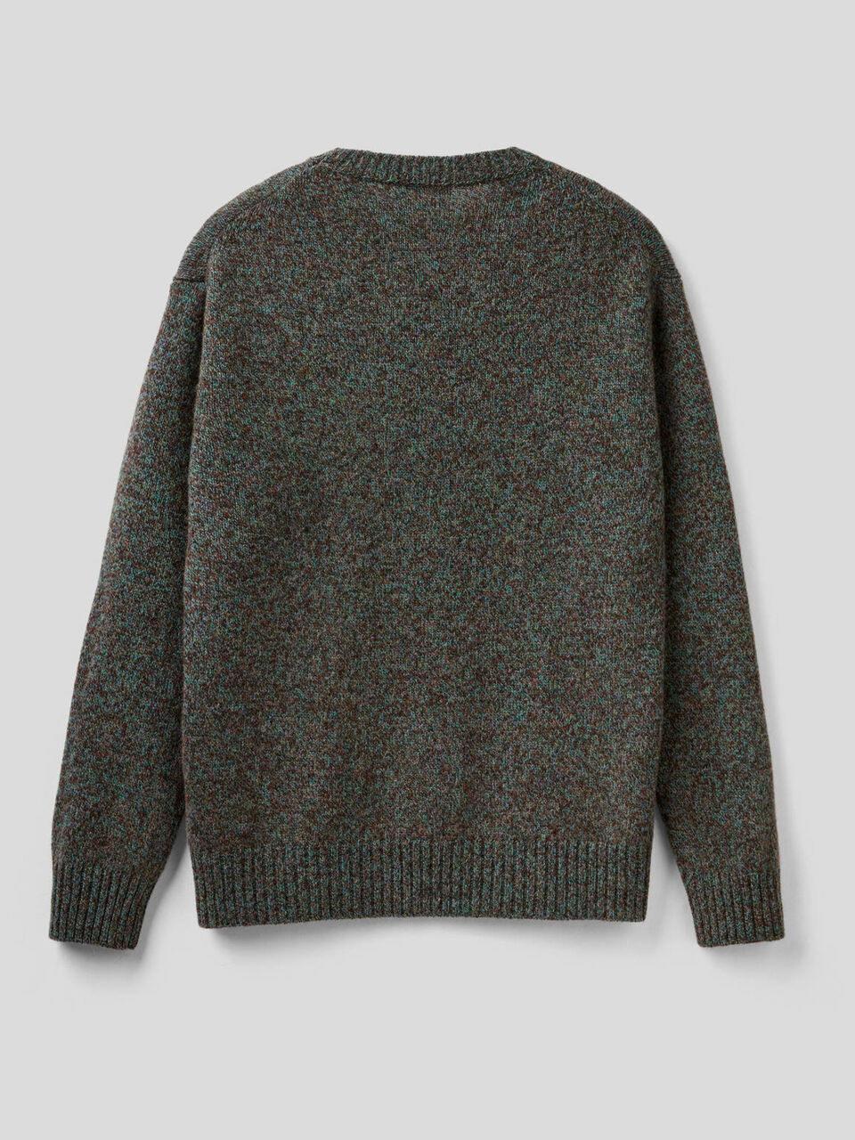 Maglia girocollo in pura lana Shetland image number 2