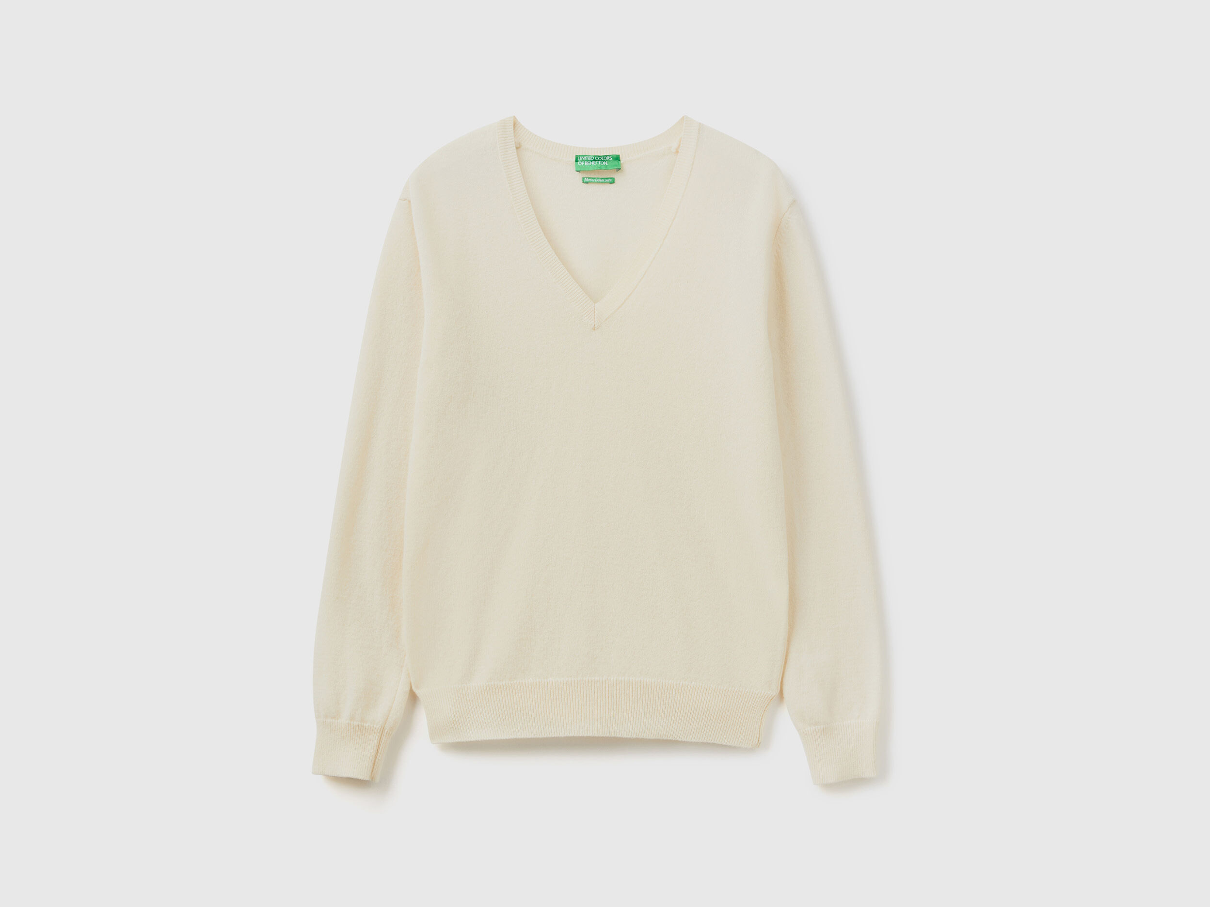 Benetton pull femme col v deals