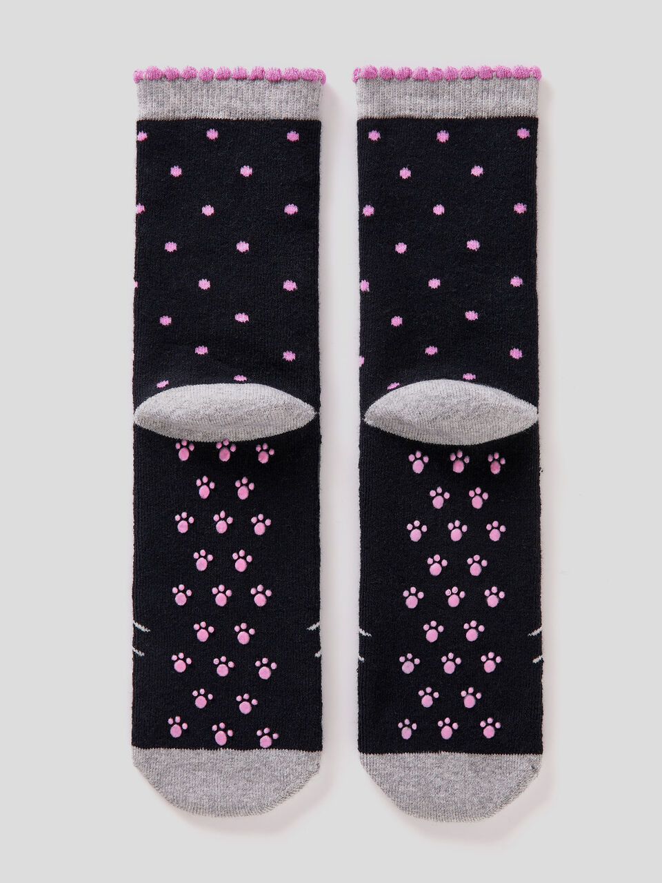 Non-slip socks with animal graphic image number 2