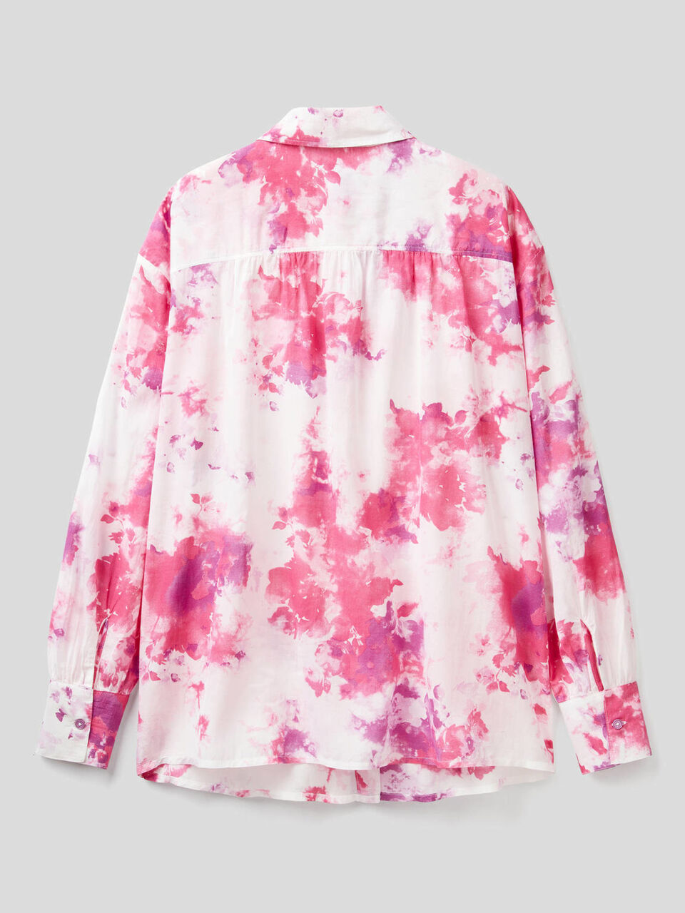 Fließende Bluse mit Batik-Effekt image number 2