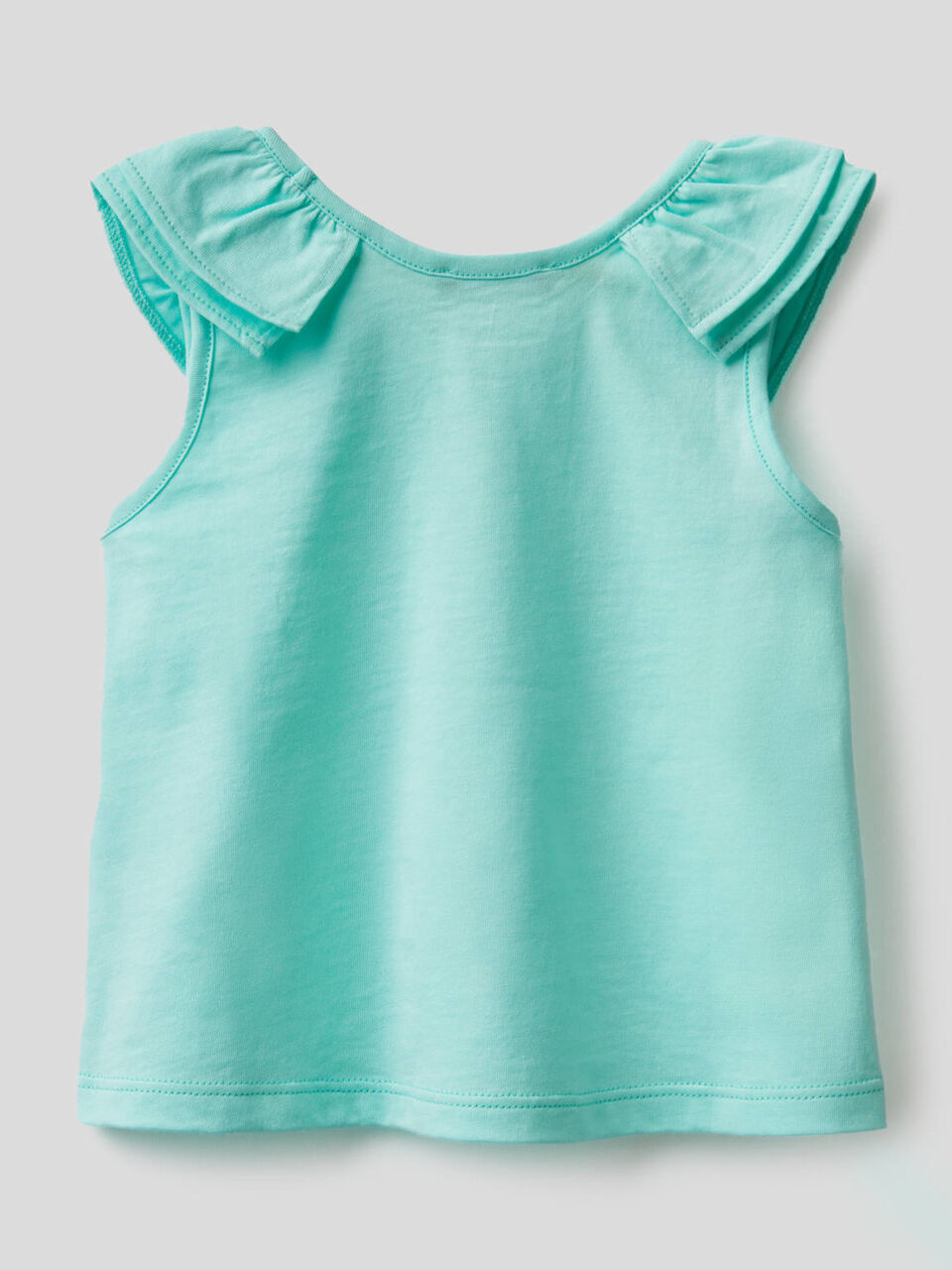 Top in organic cotton with rouches image number 2