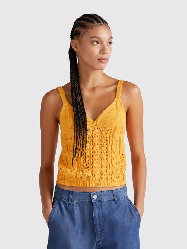 Top crochet Donna