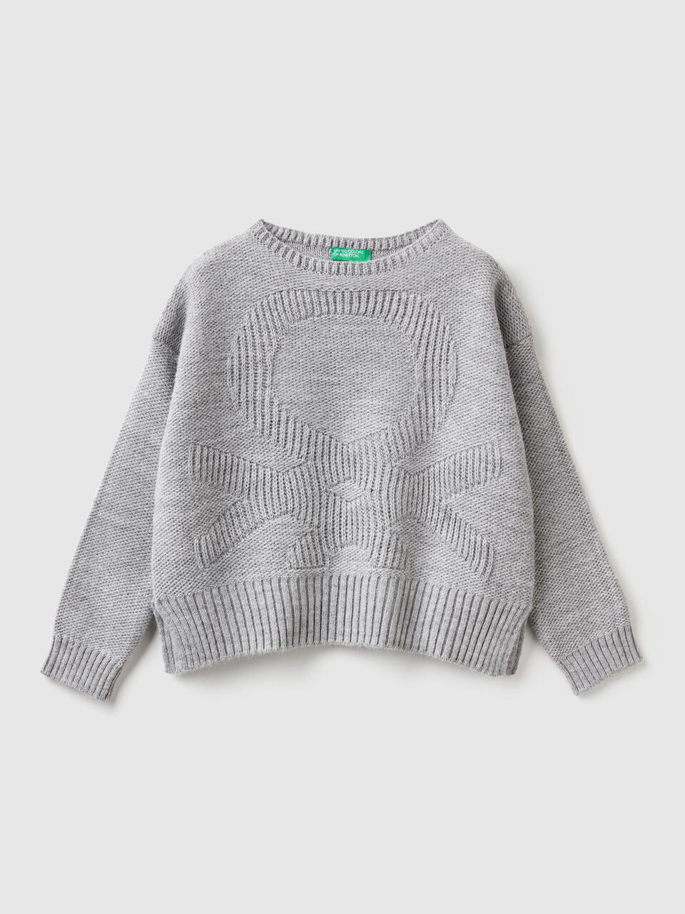 Tricot sweater with logo image number 1