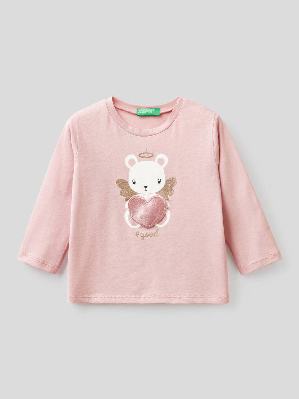 T-shirt en coton bio avec patch sonore image number 1