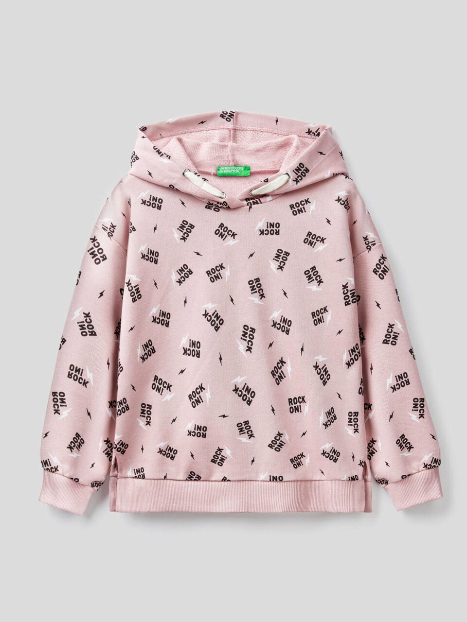 Gemustertes Sweatshirt mit Kapuze image number 1