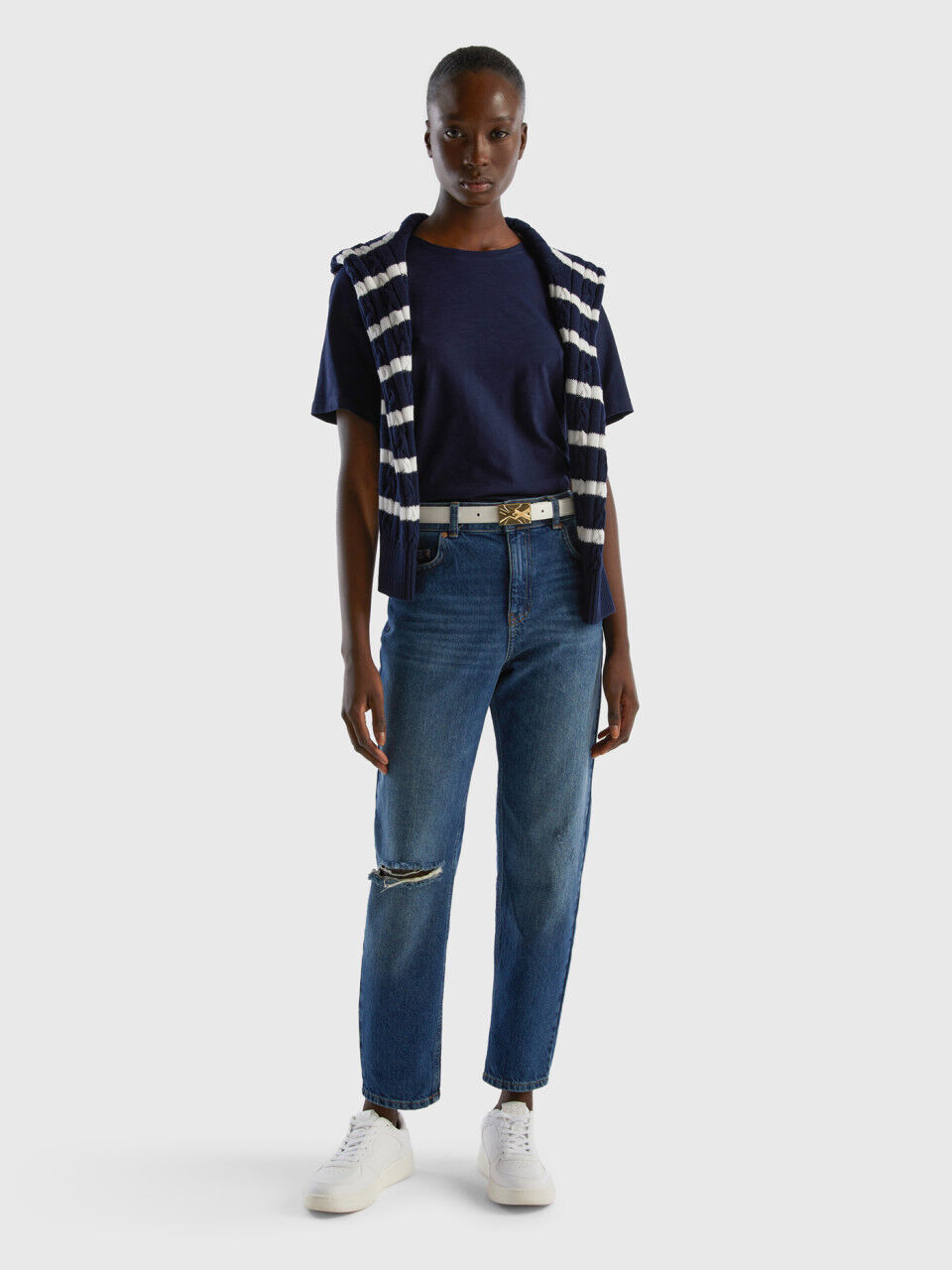Jean dad taille haute deals