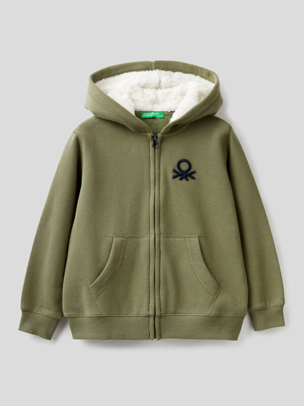 Sweatshirt mit Reißverschluss und Kapuze Jungen