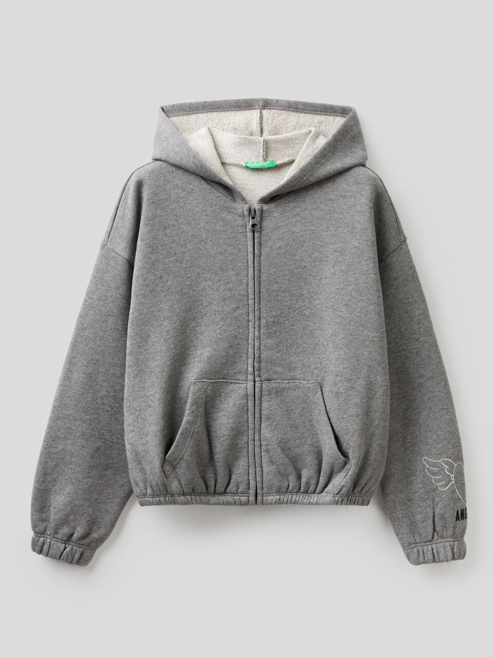 Cropped-Sweatshirt in 100% Baumwolle image number 1