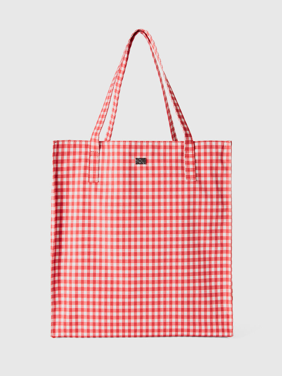 Shopping bag rossa vichy