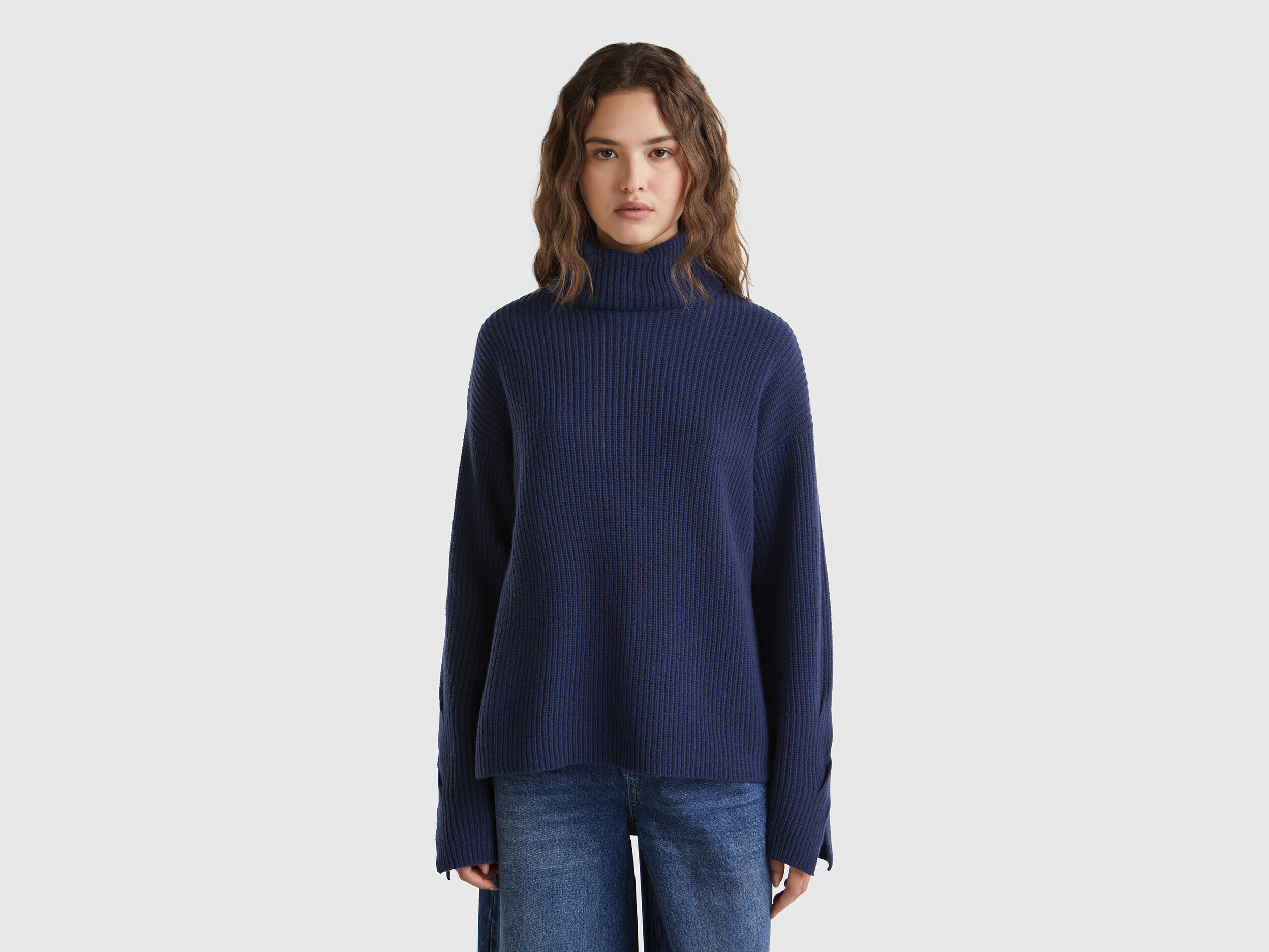 Pull benetton laine femme best sale