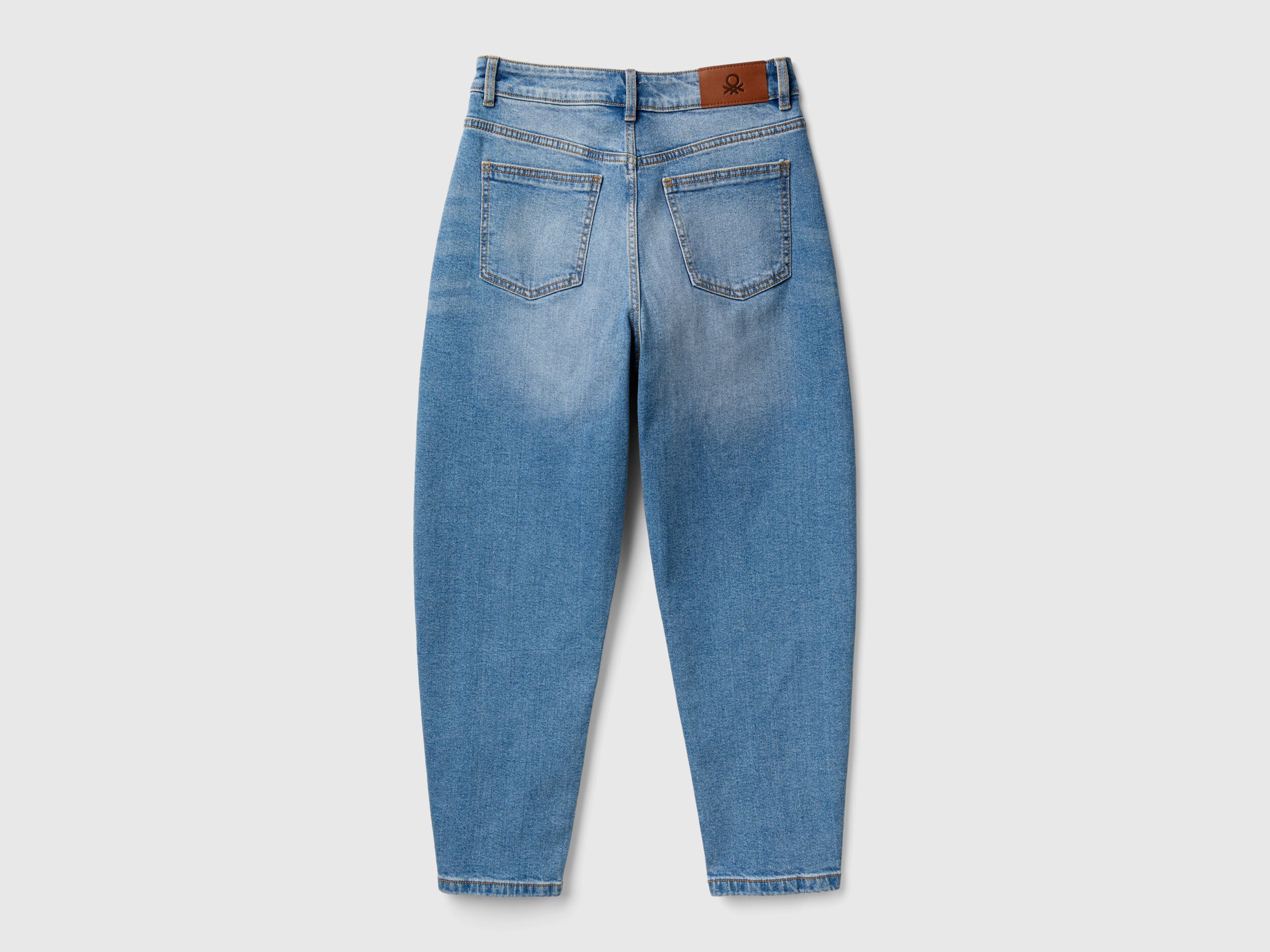 Jeans balloon fit Azzurro Benetton