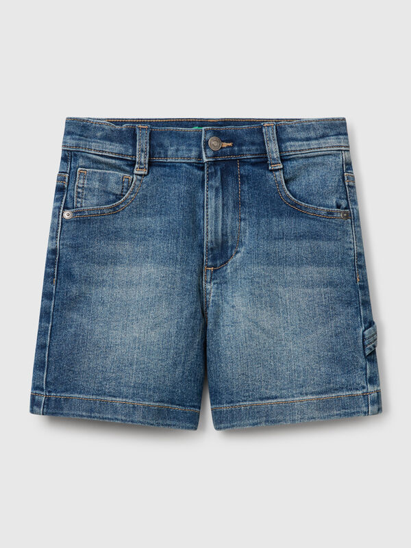 Bermuda in denim  Bambino