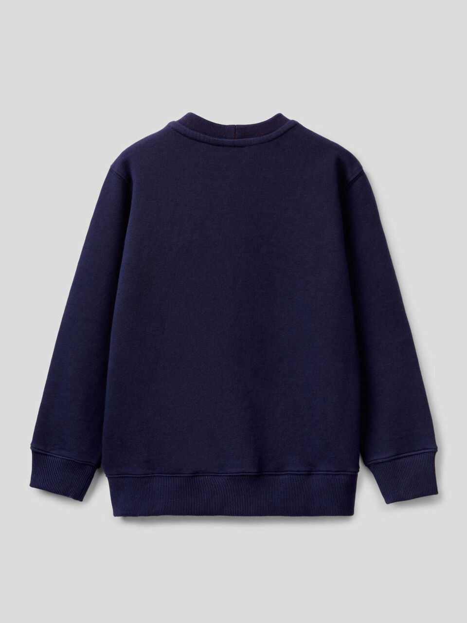 Sweatshirt in 100% cotton with zip-up pocket image number 2