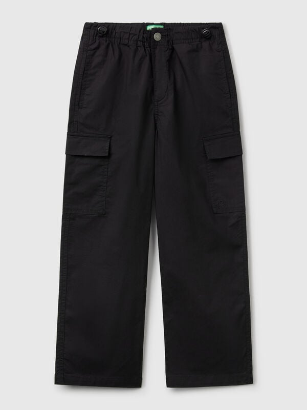 Parachute trousers in stretch cotton Junior Boy