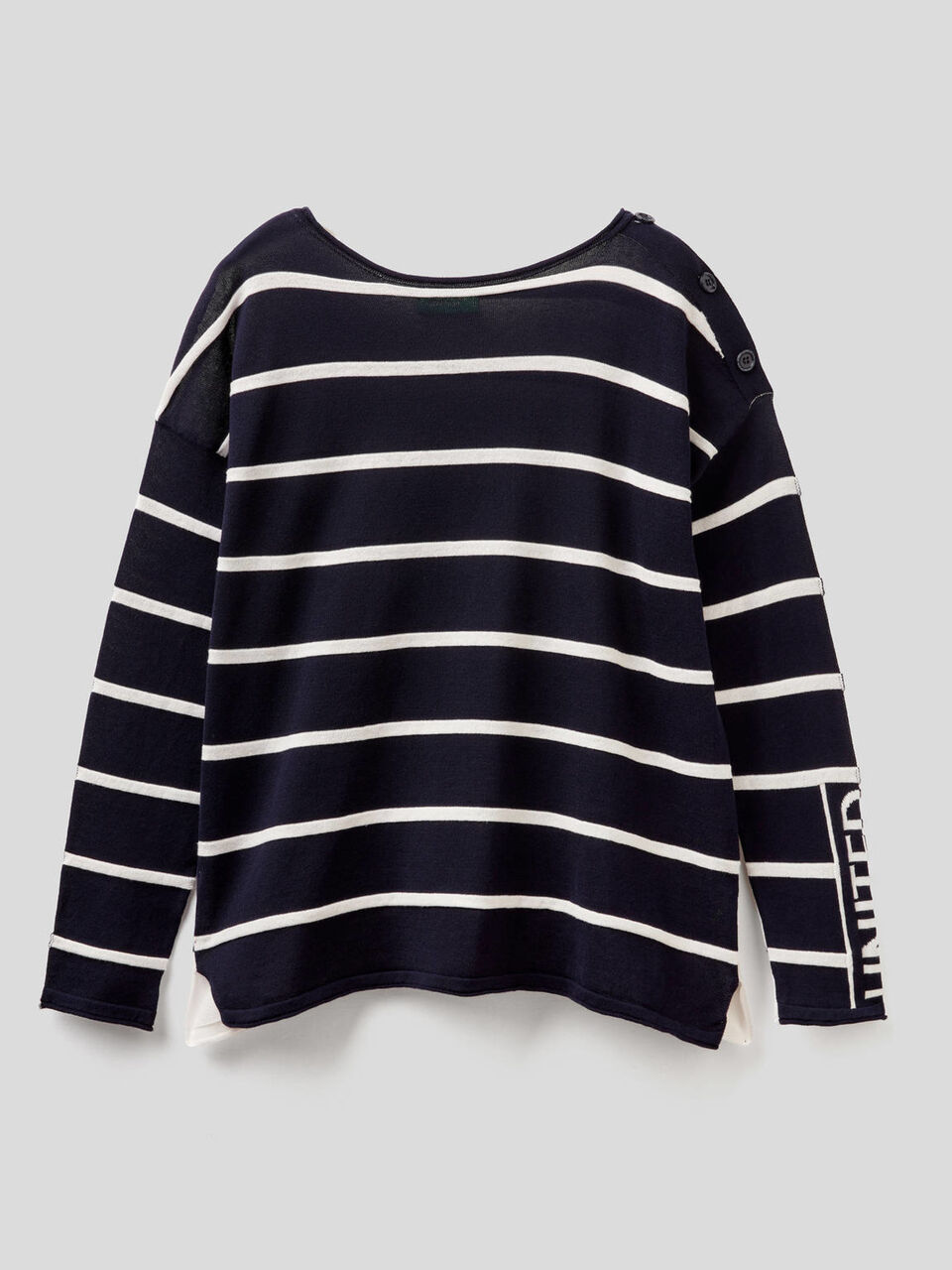 Maglia a righe in 100% cotone image number 1