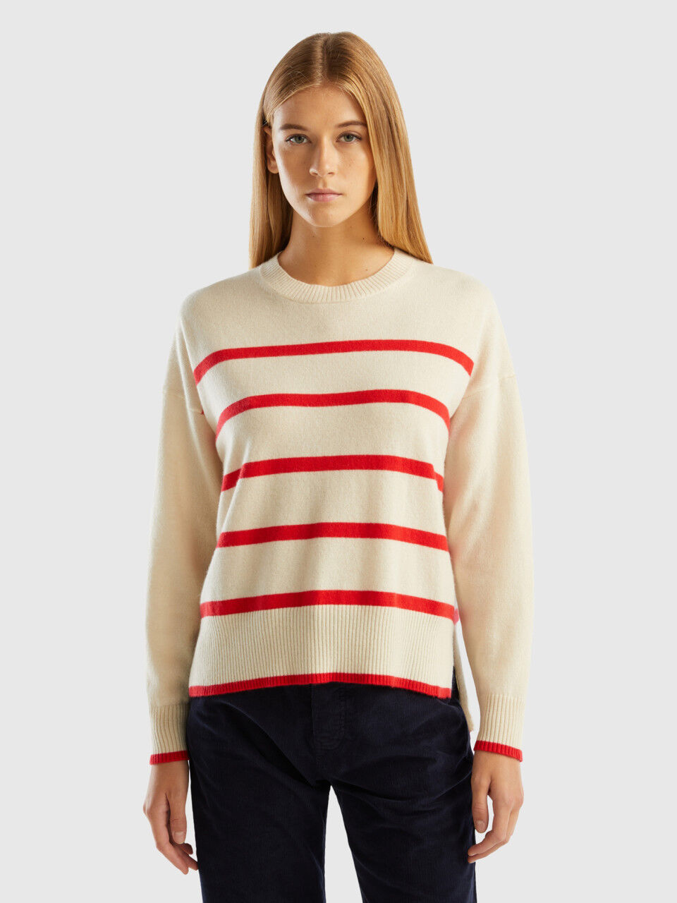 Pulls Cachemire Femme Nouvelle Collection 2024 Benetton