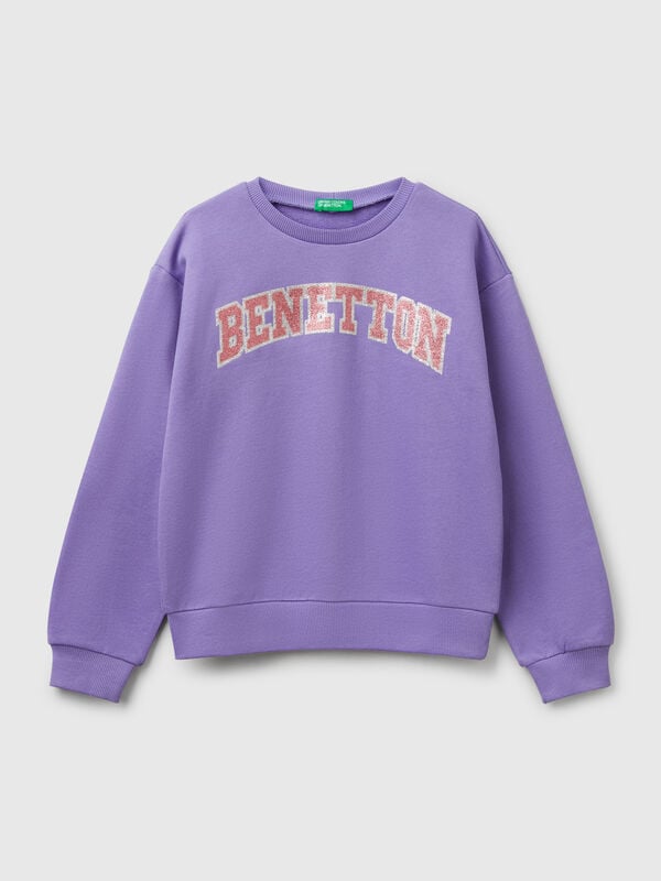 Sweat à imprimé pailleté Filles