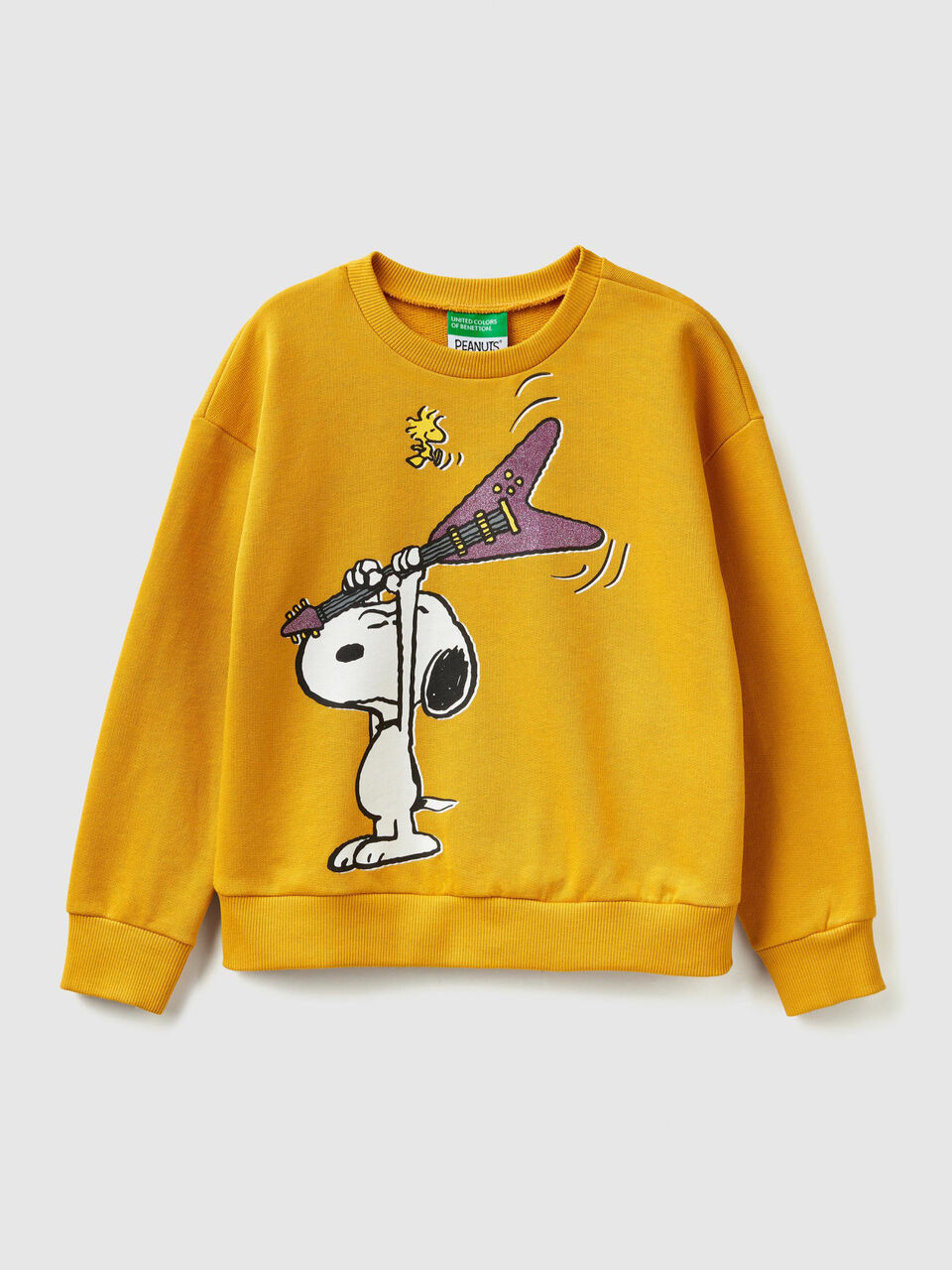Felpa con stampa "Snoopy" image number 1