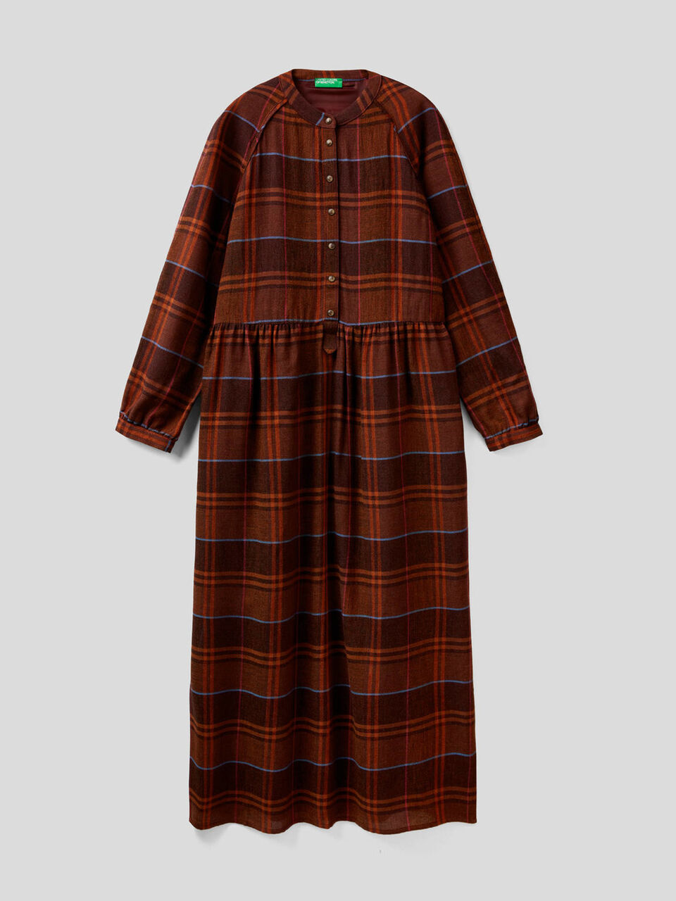 Robe longue à carreaux image number 1