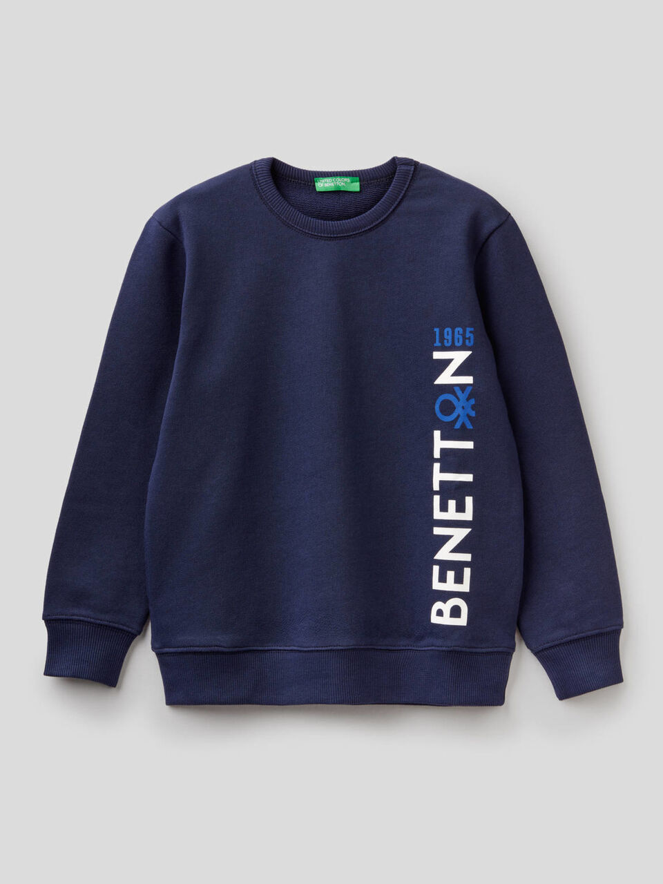 Pure cotton sweatshirt with logo image number 1