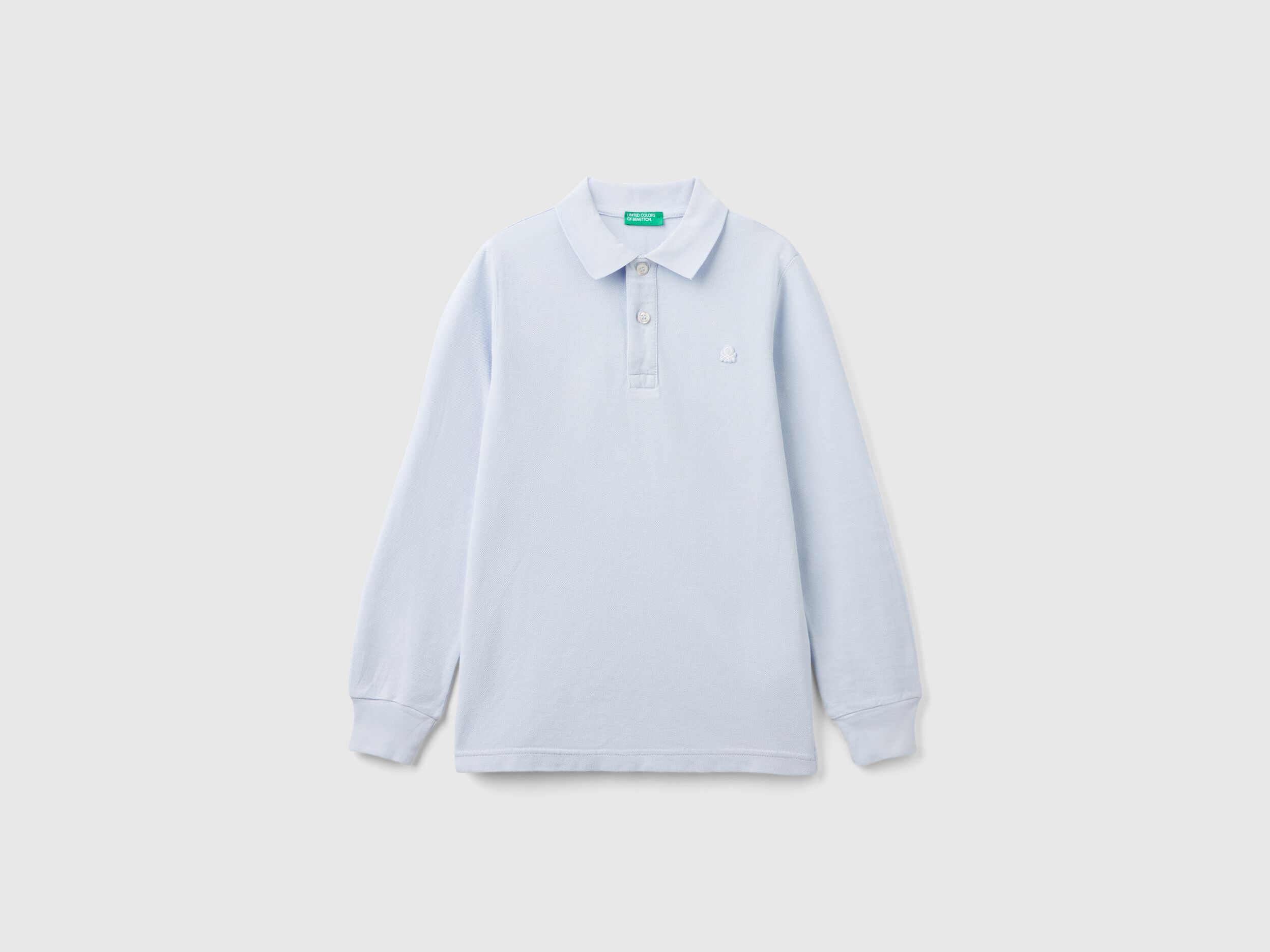 Polo bambino manica lunga benetton sale