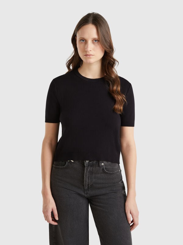 Chemise à manches courtes 100% coton Femme