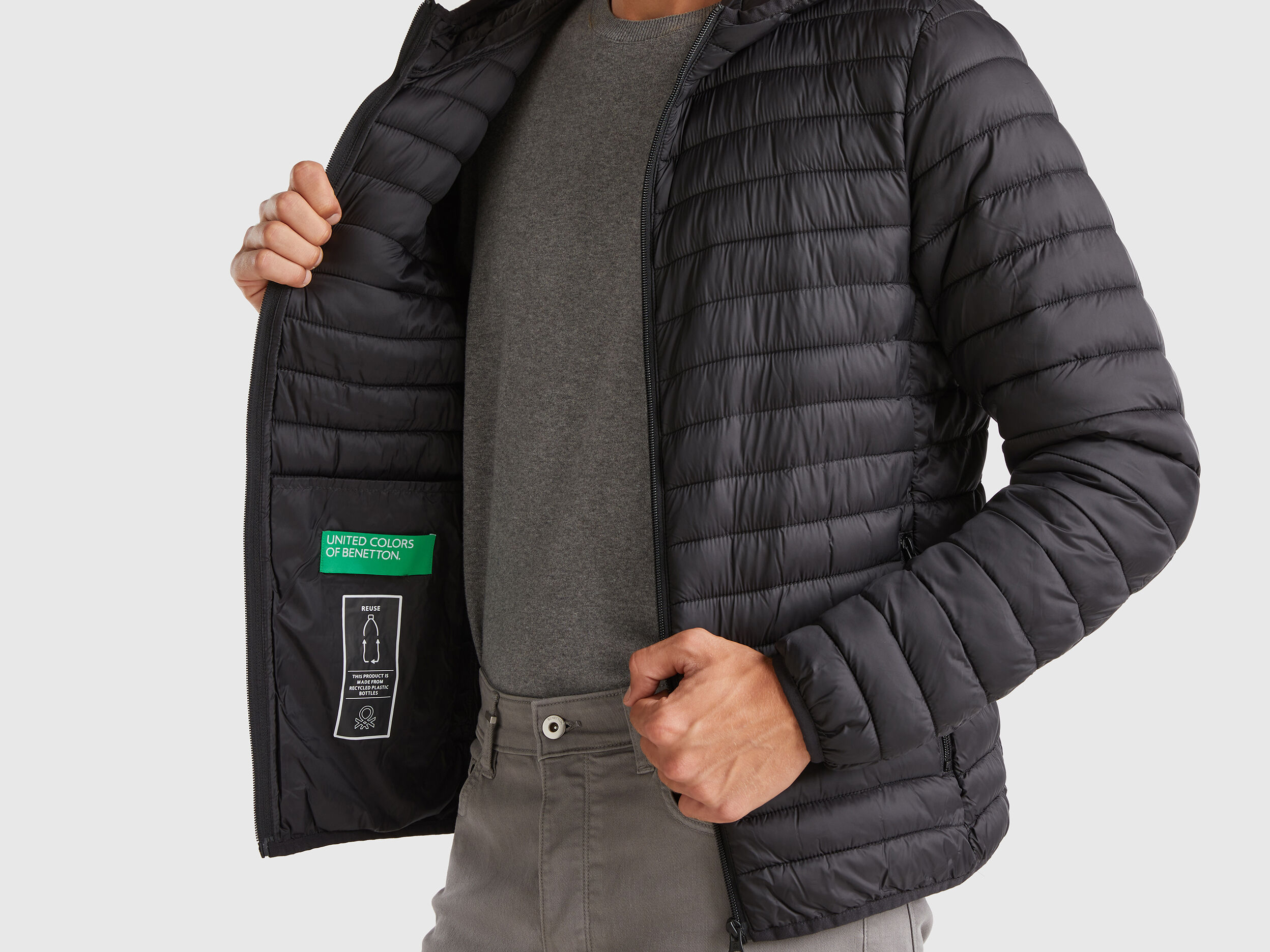 Piumino 100 grammi benetton clearance