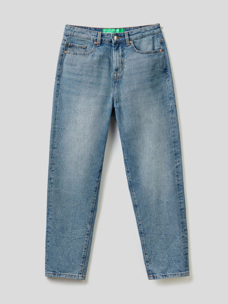 Jeans boyfriend 100% cotone image number 1