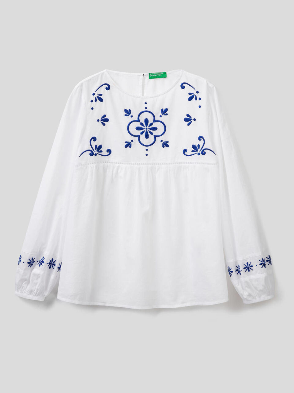 Blouse en coton léger avec broderies image number 1