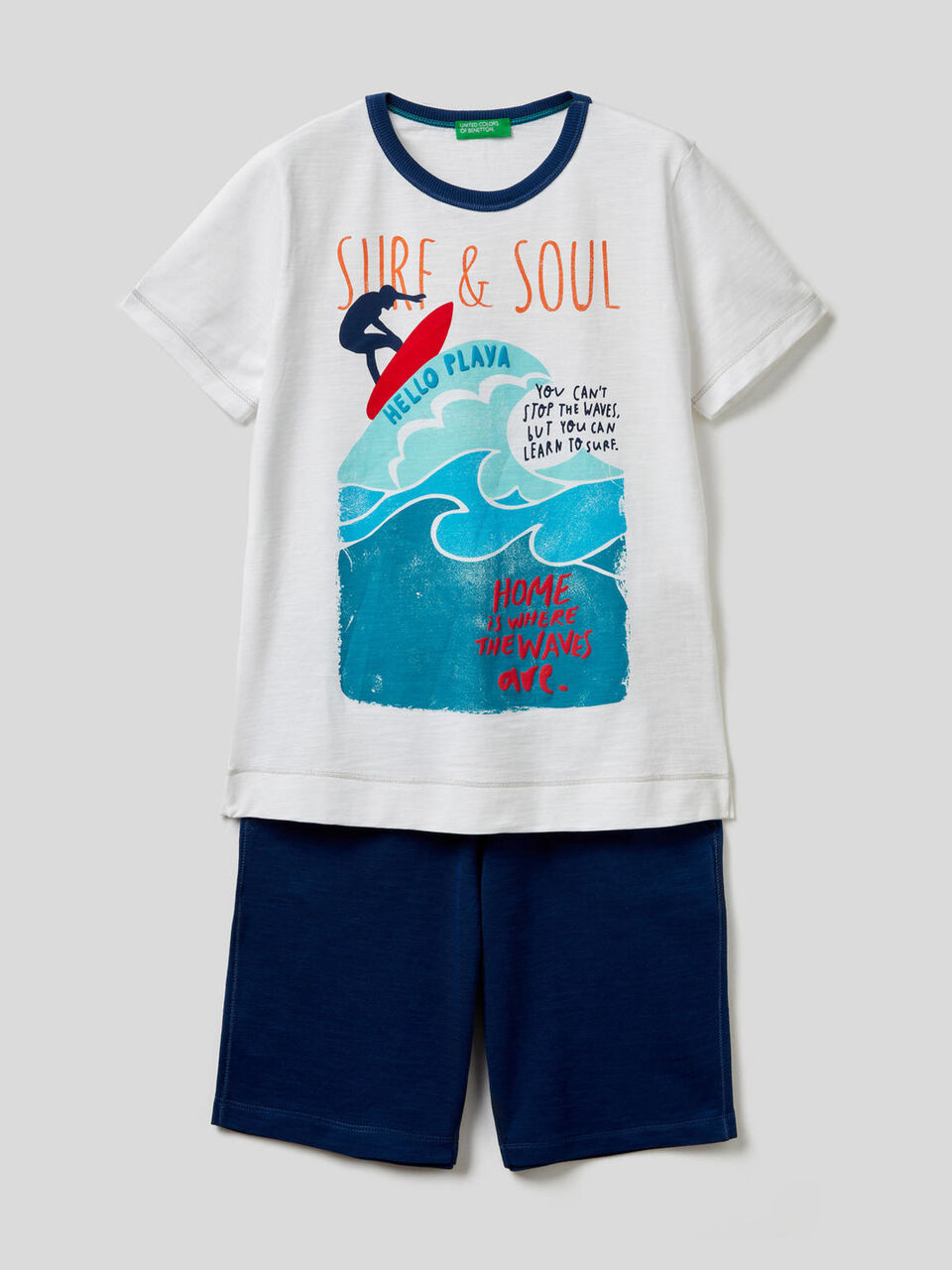 Ensemble t-shirt et bermuda image number 1