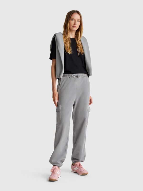 Sweatshirt-Cargohose Damen