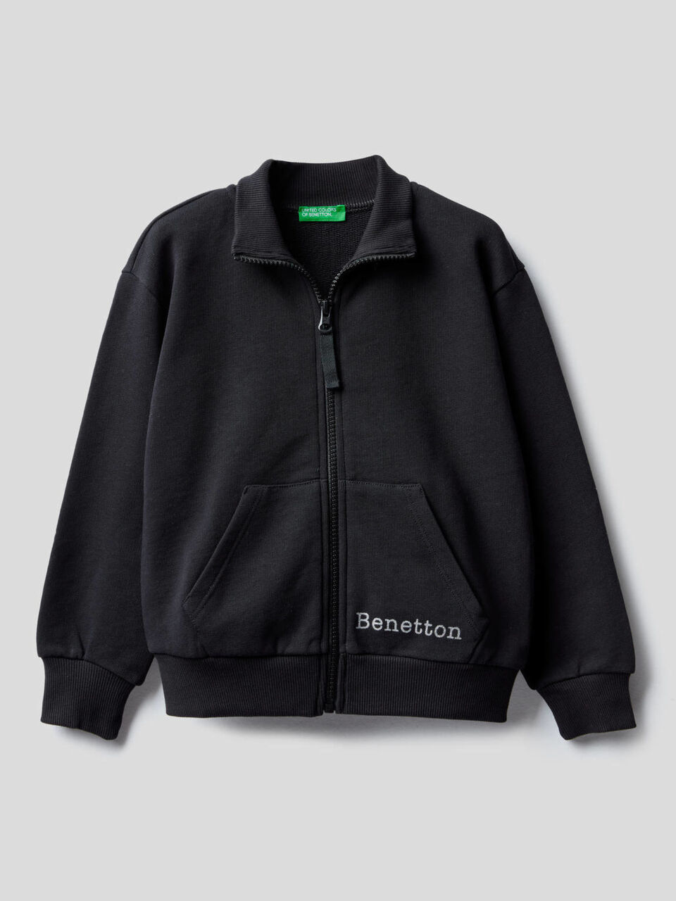 Sweatshirt aus 100% Baumwolle mit Reißverschluss image number 1