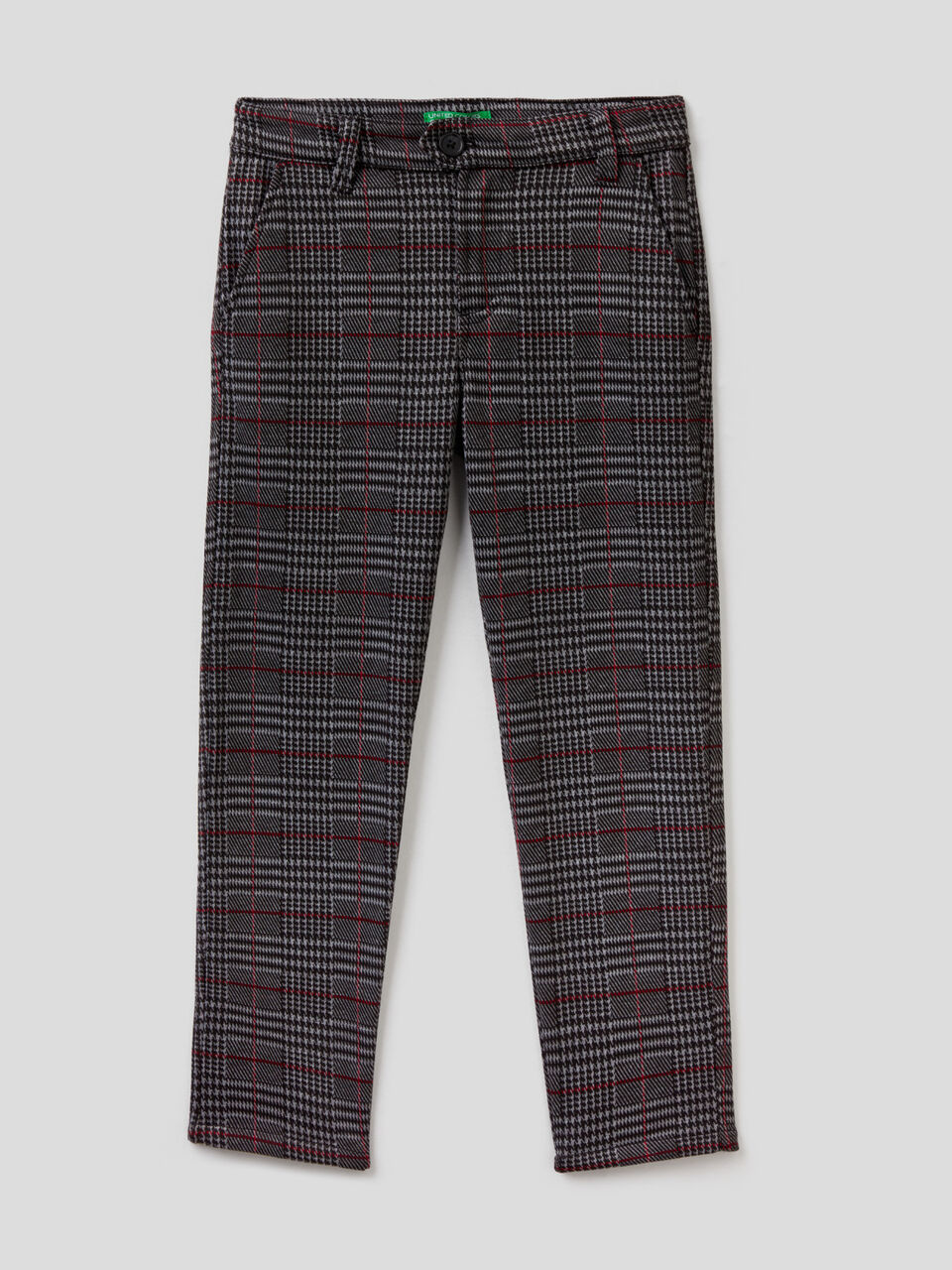 Check chino trousers image number 1