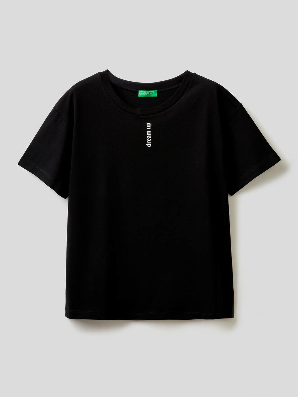 T-shirt 100% coton avec slogan imprimé image number 1