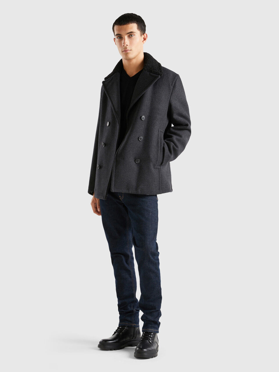 Cappotto corto uomo on sale