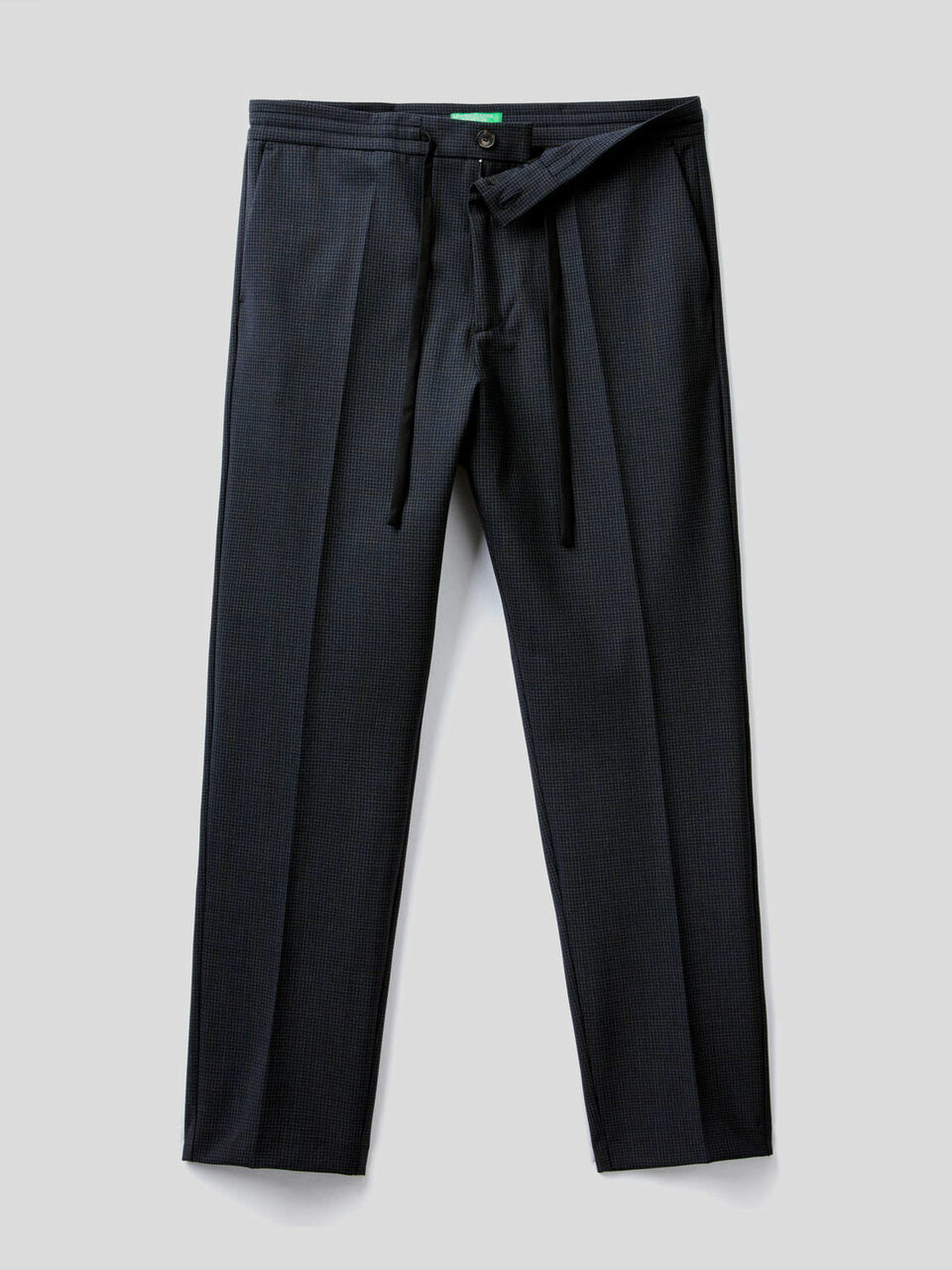 Trousers in fresh wool with drawstring image number 1