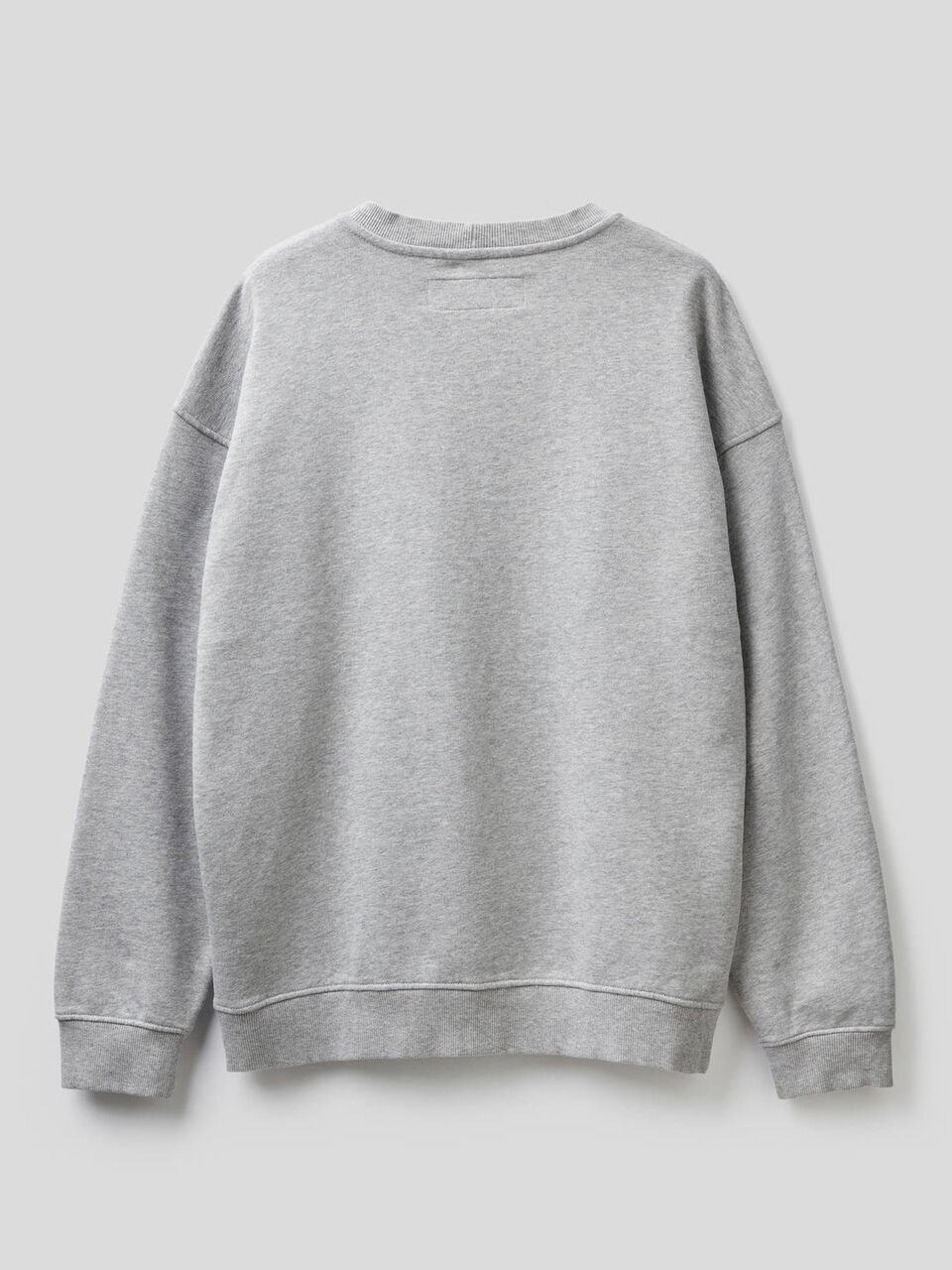 Sweatshirt in cotton with clashing band image number null