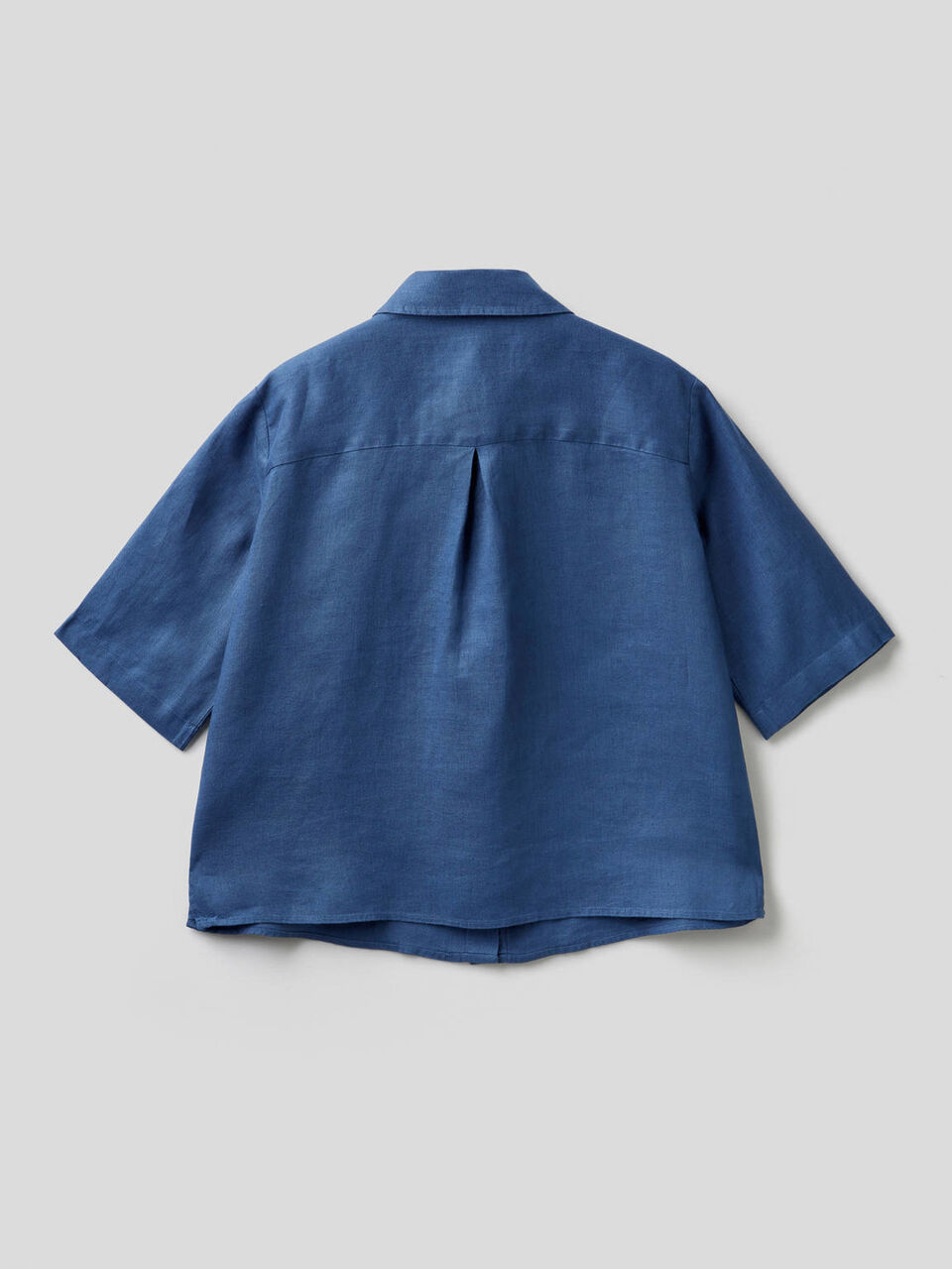 Chemise courte en pur lin image number 2