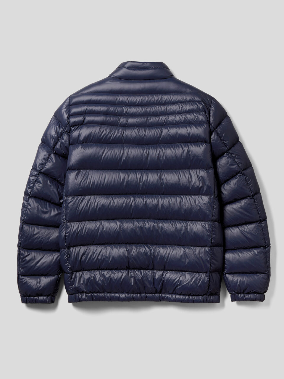 Midweight padded jacket in shiny fabric image number 2