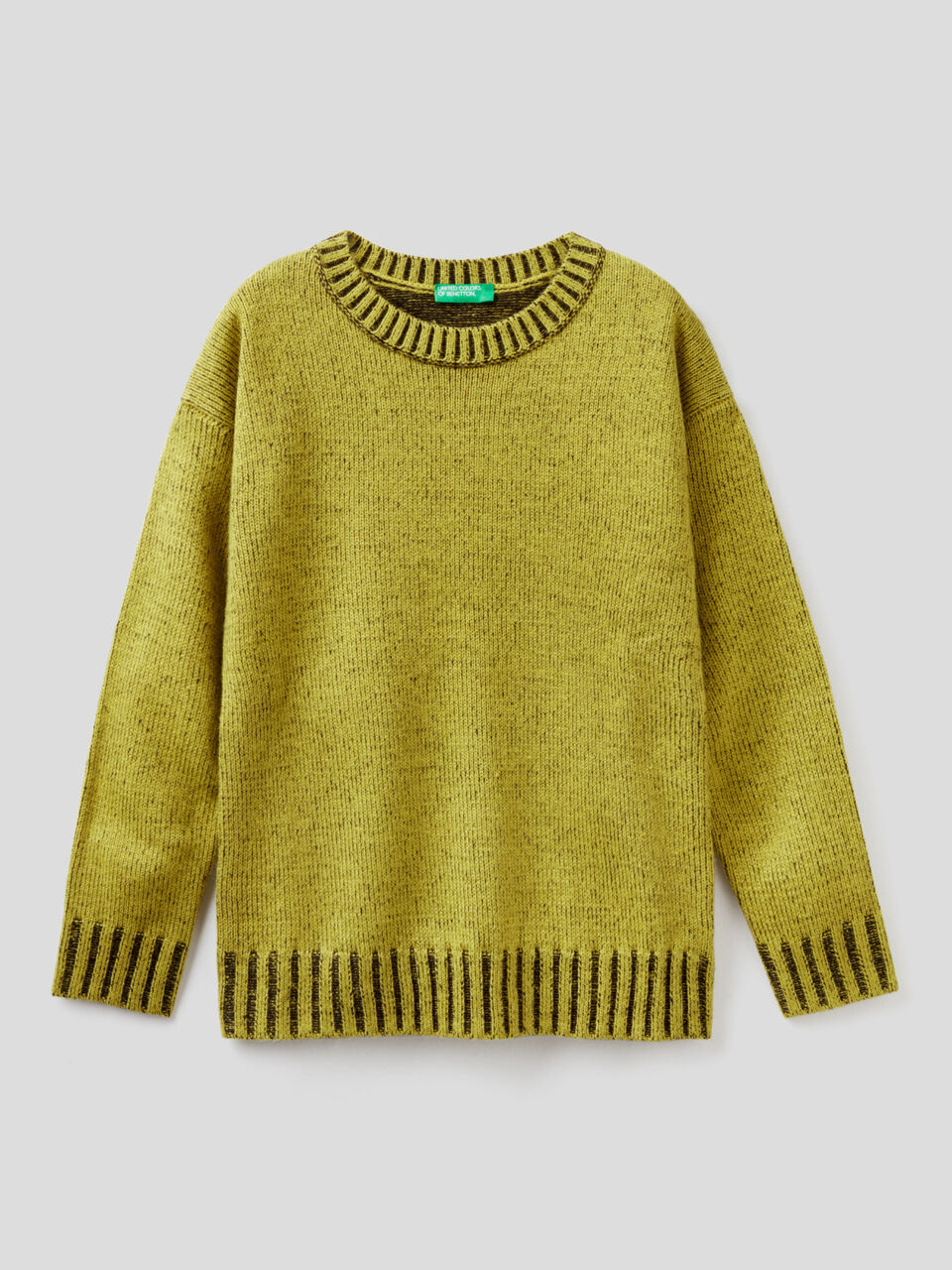 Pullover mit meliertem Effekt image number 1